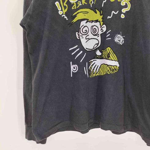 00S ボディ 両面 プリント ロック バンド L/S カットソー ロンT メンズ XL