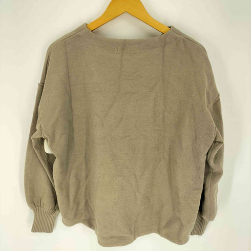 ビューティーアンドユースユナイテッドアローズ BEAUTY & YOUTH UNITED ARROWS ニット切替 前Vガゼット ボートネック スウェット レディース
