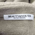 ビューティーアンドユースユナイテッドアローズ BEAUTY & YOUTH UNITED ARROWS ニット切替 前Vガゼット ボートネック スウェット レディース