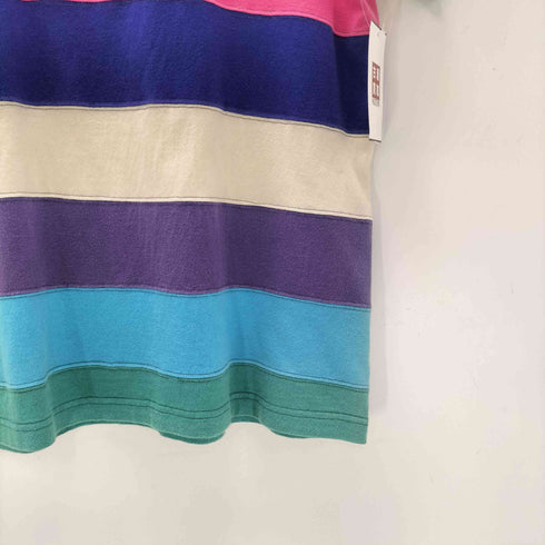 STORE マルチカラー ボーダー Tシャツ メンズ JPN:4