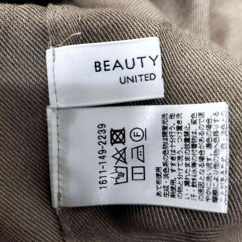 ビューティーアンドユースユナイテッドアローズ BEAUTY & YOUTH UNITED ARROWS バックギャザーレギュラーカラーシャツ ウォッシャブル レディース FREE
