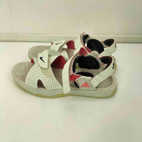 ナイキエーシージー NIKE ACG Air Deschutz Spruce Aura Laser Crimson Black エアデシューツ スプルースオーラ レーザークリムゾ ブラック サンダル メンズ JPN:26