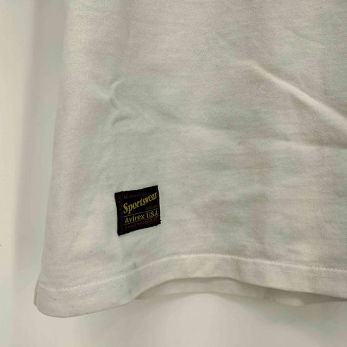 アヴィレックス AVIREX ワッペン クルーネック Tシャツ レディース FREE