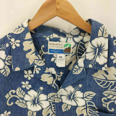 MAKAPUU ハワイ製 ハイピスカス ハワイアンシャツ アロハシャツ USA アメカジ メンズ XL