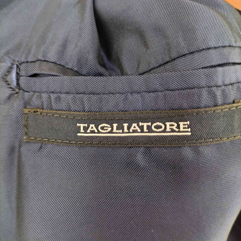 タリアトーレ TAGLIATORE イタリア製 ストライプ ダブルブレスト テーラードジャケット メンズ