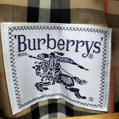 バーバリーズ BURBERRYS 白タグ トレンチコート 裏地ノバチェック レディース 7AR