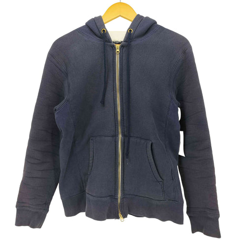 キャンバー CAMBER USA製 12oz ZIP HOOD THERMAL LINING ジップ パーカー 茄子紺 メンズ import:M