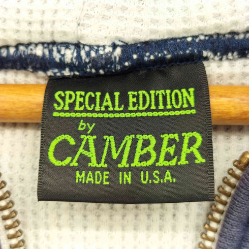 キャンバー CAMBER USA製 12oz ZIP HOOD THERMAL LINING ジップ パーカー 茄子紺 メンズ import:M