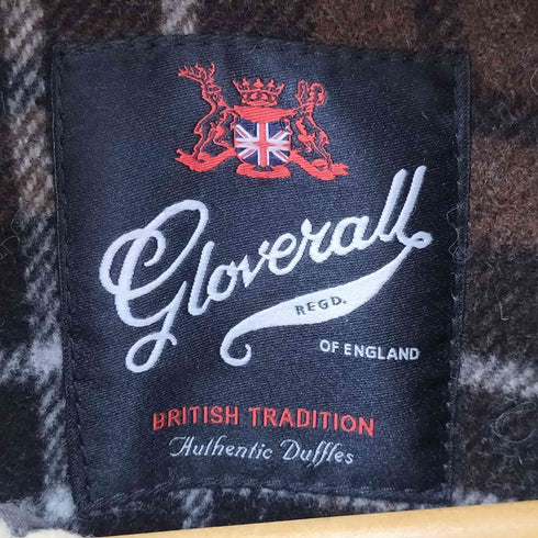 グローバーオール Gloverall イングランド製 ダッフルコート 裏地チェック レディース