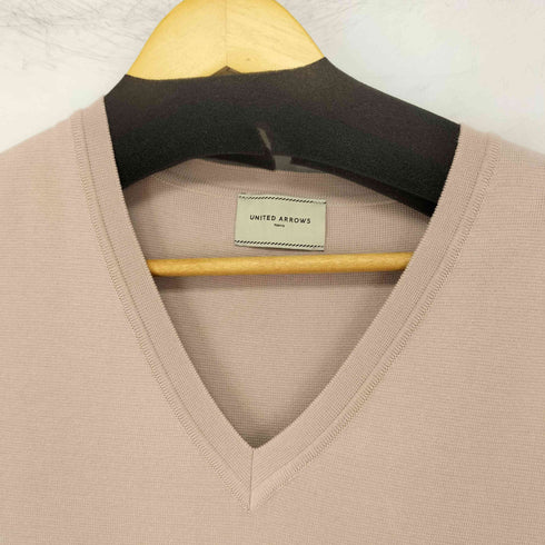 ユナイテッドアローズ UNITED ARROWS UBBT ミラノリブ Vネック ワンピース レディース