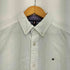 トミーヒルフィガー TOMMY HILFIGER SLIM FIT ロゴ刺繍 シアサッカー 長袖 ボタンダウンシャツ メンズ import:M