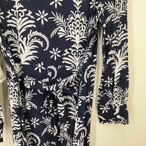 ザラ ZARA ボタニカル柄 レーヨン シャツワンピース レディース JPN:L