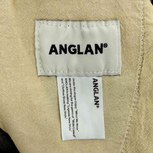 anglan long tuck wing balloon denim pants メンズ