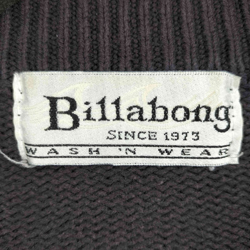 ビラボン BILLABONG 90S ロゴ刺繍 コットンニット メンズ JPN:XL
