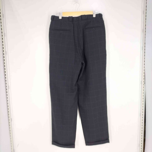 ビジョーネ BISIONE 2タックワイドスラックス 格子チェック メンズ EUR:50
