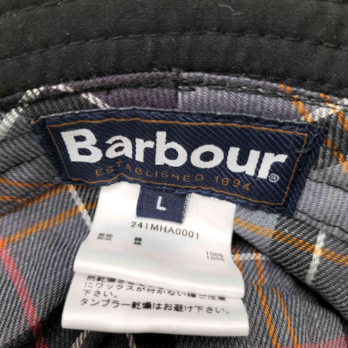 バブアー Barbour ロゴ刺繍 バケットハット メンズ L