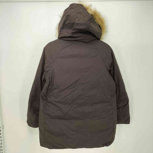 ユニクロ UNIQLO ハイブリッドダウンコート ダークブラウン Sサイズ レディース JPN:S