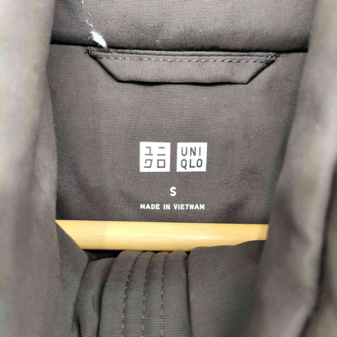 ユニクロ UNIQLO ハイブリッドダウンコート ダークブラウン Sサイズ レディース JPN:S