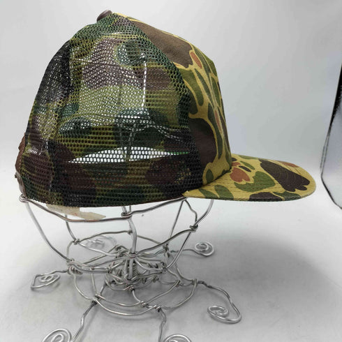 USA製 迷彩 カモ柄 メッシュ 6パネル キャップ メンズ ONE SIZE