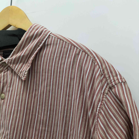 アロー ARROW オーバーサイズ ストライプ 半袖シャツ メンズ import:XL