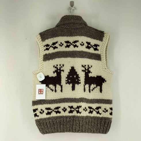 C.WEST カナダ製 ハンドメイド カウチンベスト メンズ