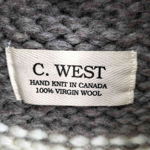 C.WEST カナダ製 ハンドメイド カウチンベスト メンズ