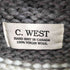C.WEST カナダ製 ハンドメイド カウチンベスト メンズ