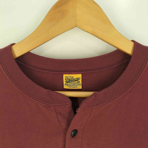 デラックス DELUXE EAGLE BRAND イーグル ヘンリーネックTシャツ メンズ import:M