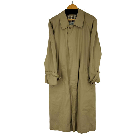 アクアスキュータム AQUASCUTUM 裏地チェック ステンカラーコート メンズ