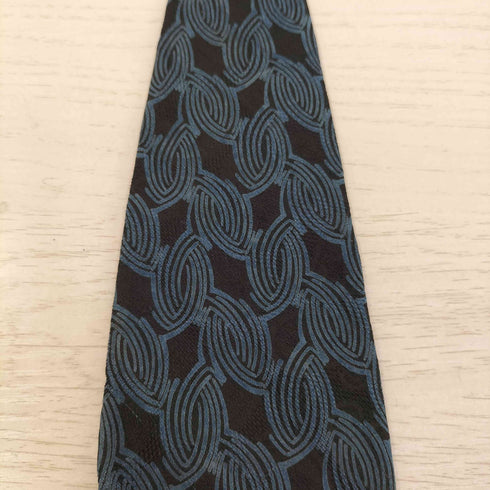 エルメネジルドゼニア Ermenegildo Zegna ロープ柄 シルク100% ネクタイ メンズ