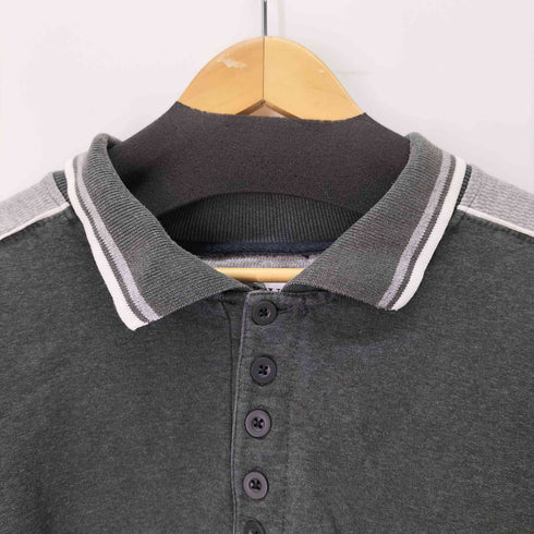 PENGUIN サーマル切替 長袖 ポロ メンズ import:XL