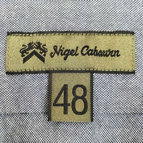 ナイジェルケーボン NIGEL CABOURN BRITISH SHIRT ブリテッシュオフィサーシャツ メンズ EUR:48