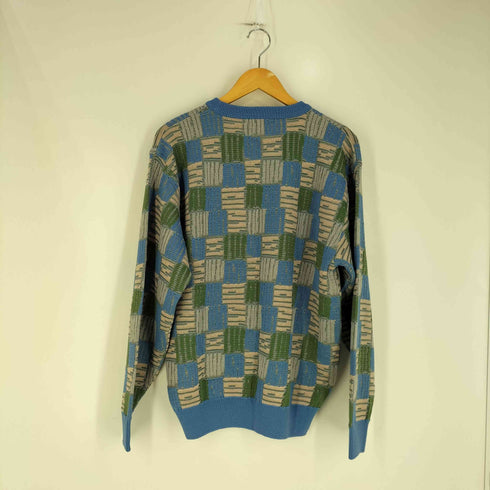 ヴァレンティノガラヴァーニスポーツ VALENTINO GARAVANI SPORT 総柄 クルーネックニット メンズ EUR:46