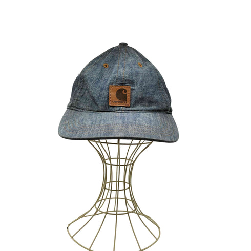 カーハート Carhartt 18AW ロゴ パッチ シャンブレー 6パネル キャップ バックテープ メンズ ONE SIZE