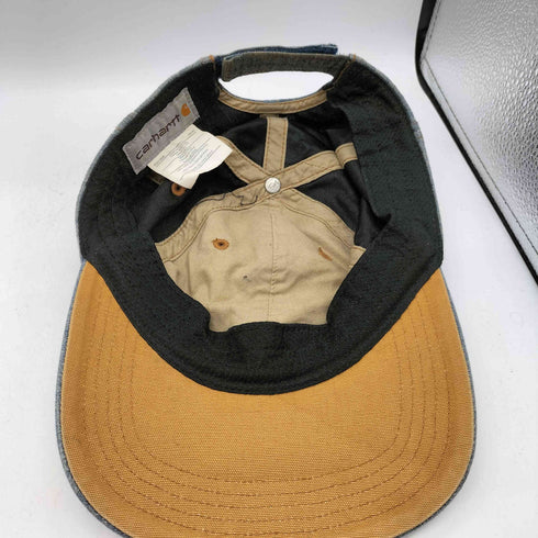 カーハート Carhartt 18AW ロゴ パッチ シャンブレー 6パネル キャップ バックテープ メンズ ONE SIZE