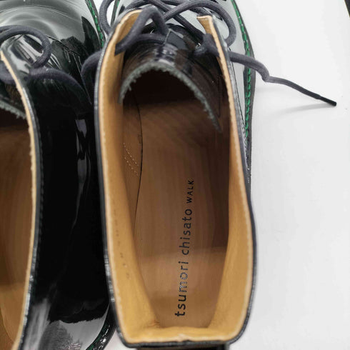 ツモリチサトウォーク tsumori chisato walk エナメルチャッカブーツ メンズ JPN:25