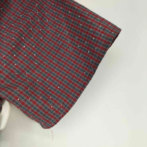 セダクル sedacle ストーンチェックシャツ レディース import:L