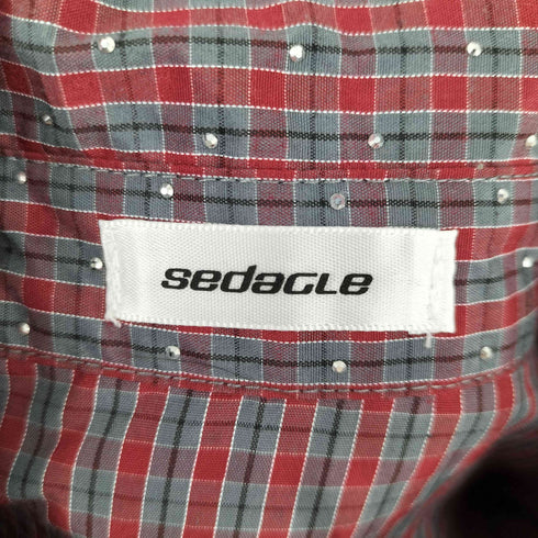 セダクル sedacle ストーンチェックシャツ レディース import:L