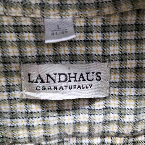 LANDHAUS チロリアン ネルシャツ メンズ import:L