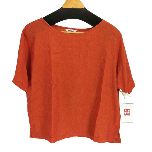 プランテーション Plantation ボートネック コットン S/S Tシャツ レディース JPN:M