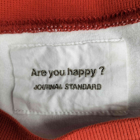 ジャーナルスタンダード JOURNAL STANDARD ARE YOU HAPPY RAGGER Tシャツ メンズ JPN:M