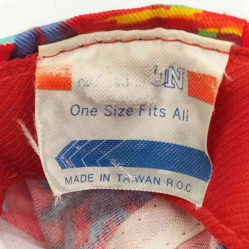 SAN SUN ボディ 90S アロハ 柄 6パネル キャップ スナップバック メンズ ONE SIZE