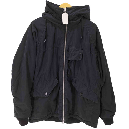 ストーンアイランド STONE ISLAND ガーメントダイ フリースライナー フーデッドジャケット メンズ import:XL