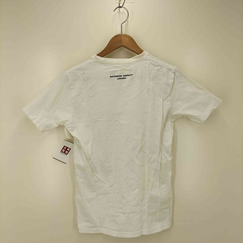 キャサリンハムネットロンドン KATHARINE HAMNETT LONDON フロントプリント クルーネックtシャツ メンズ import:M
