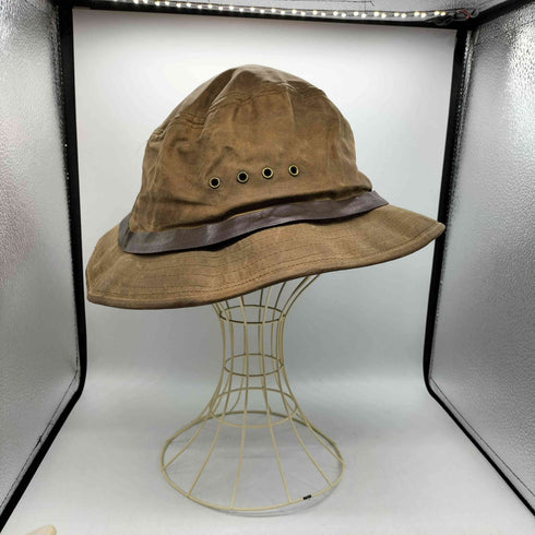 フィルソン FILSON 70-80S USA製 ハトメ レザー ベルト付き オイルド ハット メンズ