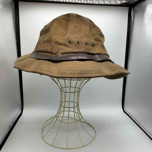 フィルソン FILSON 70-80S USA製 ハトメ レザー ベルト付き オイルド ハット メンズ