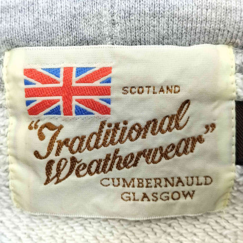 トラディショナルウェザーウェア Traditional Weatherwear 前V ガゼット エルボーパッチ プルオーバーパーカー メンズ import:L