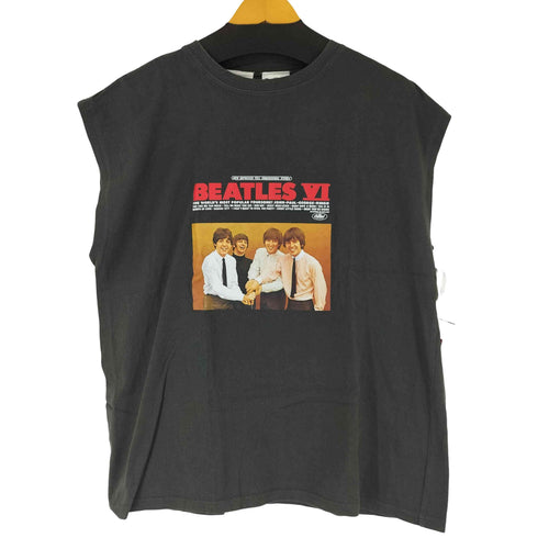 ザビートルズ THE BEATLES MUHET フロントプリント タンクトップ メンズ JPN:XL