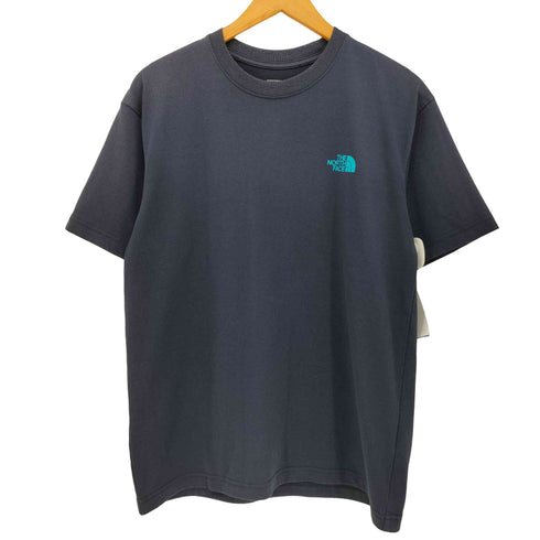 ザノースフェイス THE NORTH FACE S/S BANDANA SQUARE LOGO TEE ペイズリー柄 バックプリント クルーネック S/S Tシャツ メンズ import:M