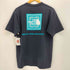 ザノースフェイス THE NORTH FACE S/S BANDANA SQUARE LOGO TEE ペイズリー柄 バックプリント クルーネック S/S Tシャツ メンズ import:M